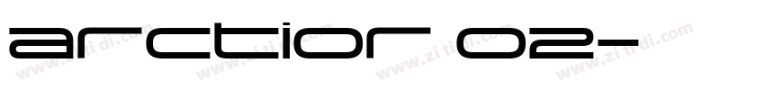 arctior 02字体转换